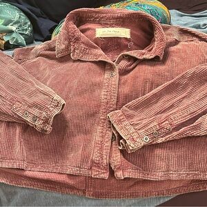 We The Free cropped vintage corduroy jacket